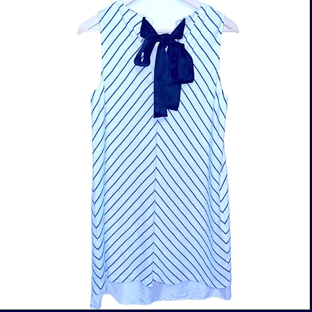EUC Anthropologie Clu Striped Dress Silk Lining